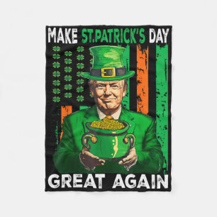 Machen Sie den St. Patrick's Day wieder großartig Fleecedecke