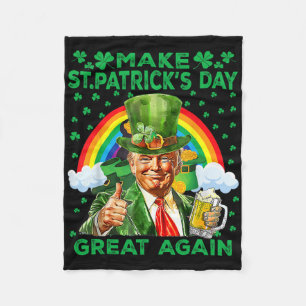 Machen Sie den St. Patrick's Day wieder großartig, Fleecedecke