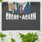 Machen Sie den St. Patrick's Day wieder großartig Geschirrtuch (Gefaltet)