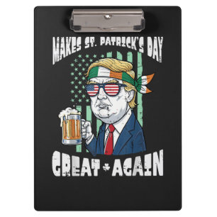 Machen Sie den St. Patrick's Day wieder großartig Klemmbrett