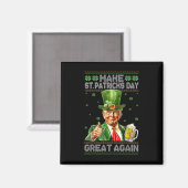 Machen Sie den St. Patricks Day wieder großartig, Magnet (Vorderseite/Rückseite)