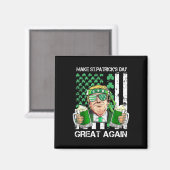 Machen Sie den St. Patrick's Day wieder großartig, Magnet (Vorderseite/Rückseite)