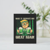 Machen Sie den St. Patrick's Day wieder großartig Postkarte (Stehend Vorderseite)