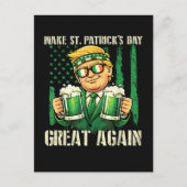 Machen Sie den St. Patrick's Day wieder großartig Postkarte (Vorderseite)