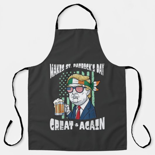 Machen Sie den St. Patricks Day wieder großartig S Schürze (Vorderseite)