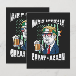 Machen Sie den St Patricks Day wieder großartig Sa Karte