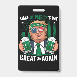 Machen Sie den St. Patrick's Day wieder zum großen Ausweis