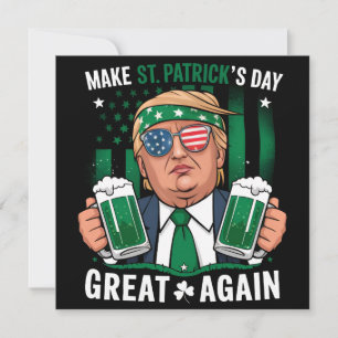 Machen Sie den St. Patrick's Day wieder zum großen Einladung