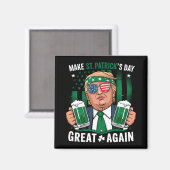 Machen Sie den St. Patrick's Day wieder zum großen Magnet (Vorderseite/Rückseite)