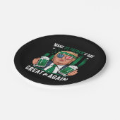 Machen Sie den St. Patrick's Day wieder zum großen Pappteller (Schrägansicht)
