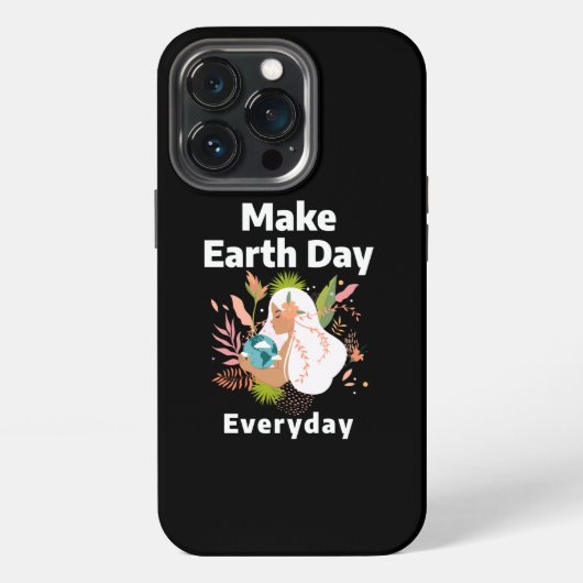 Machen Sie den Tag der Erde iPhone Hülle (Hinten)