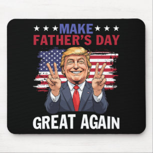 Machen Sie den Vatertag wieder groß Trump Patrioti Mousepad