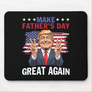 Machen Sie den Vatertag wieder groß Trump Patrioti Mousepad