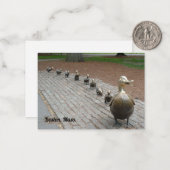 Machen Sie den Weg für die Entenlings! Mitteilungskarte (Vorderseite/Rückseite Beispiel)