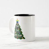 Machen Sie den Yuletide-Gay Pride Zweifarbige Tasse (Vorderseite Links)