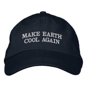 Machen Sie die Erde wieder Cool Bestickte Baseballkappe
