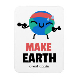 Machen Sie die Erde wieder zum Welttag Magnet