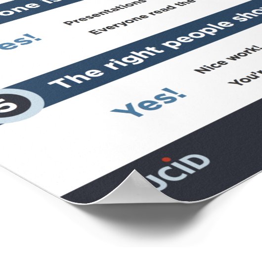 Machen Sie die Leute glücklich: Abbrechen schlecht Poster (Ecke)