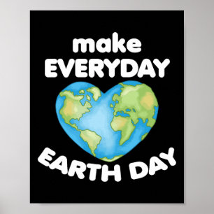 Machen Sie die Liebe Planet Heart Anti Lit zum All Poster