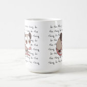 Machen Sie die Motivierend Opossum-Tasse Kaffeetasse (Mittel)