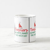 **MACHEN SIE DIE NICE LIST CHRISTMAS LEHRER TASSE* KAFFEETASSE (Mittel)