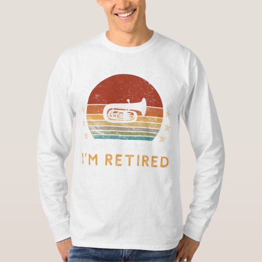 Machen Sie die Pension zum Blast mit unserem Tuba- T-Shirt (Vorderseite)