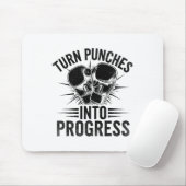 Machen Sie die Punches zum Progress Boxer Sportym Mousepad (Mit Mouse)
