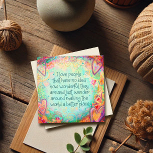 Machen Sie die Welt besser Hübsch Einladung