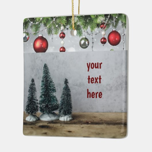 *MACHEN SIE DIES ZU IHRER EIGENEN* KERAMIK CHRISTM KERAMIKORNAMENT (Links)