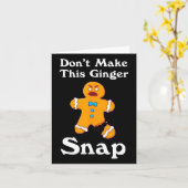 Machen Sie dieses Ingwer-Snap-Redhead-Geschenk Wei Karte (Gelbe Blume)