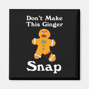 Machen Sie dieses Ingwer-Snap-Redhead-Geschenk Wei Magnet