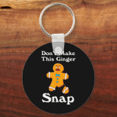 Machen Sie dieses Ingwer-Snap-Redhead-Geschenk Wei Schlüsselanhänger (Vorderseite)