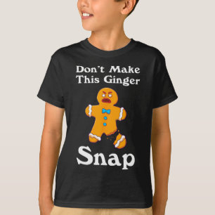 Machen Sie dieses Ingwer-Snap-Redhead-Geschenk Wei T-Shirt