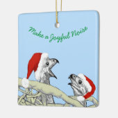 Machen Sie ein fröhliches Geräusch Adler ZUHAUSE S Keramikornament (Links)