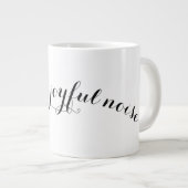 Machen Sie ein fröhliches Geräusch Jumbo-Tasse (Vorderseite Rechts)