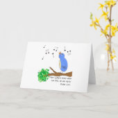 Machen Sie ein fröhliches Geräusch Karte (Gelbe Blume)