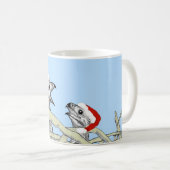 Machen Sie ein fröhliches Lärm Adler ZUHAUSE Secon Kaffeetasse (VorderseiteRechts)