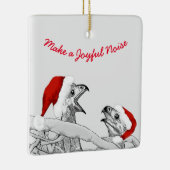 Machen Sie ein fröhliches Lärm Adler ZUHAUSE Secon Keramikornament (Rechts)