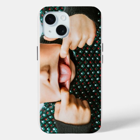 Machen Sie ein Gesicht Childish, aber effektiv Case-Mate iPhone Hülle (Rückseite)