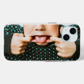 Machen Sie ein Gesicht Childish, aber effektiv Case-Mate iPhone Hülle (Rückseite (Horizontal))