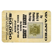 Machen Sie ein Gewollt Poster Funny Kühlschrankmag Magnet (Horizontal)