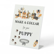 Machen Sie ein kurzes Zeichen, ein Welpenpfeifer