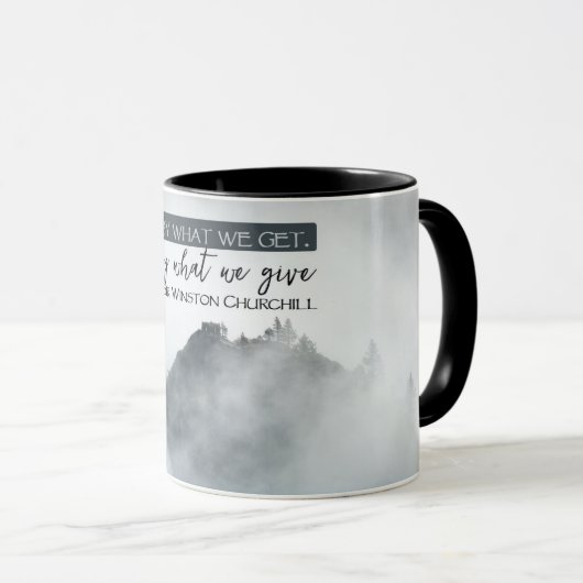 Machen Sie ein Leben Tasse (VorderseiteRechts)