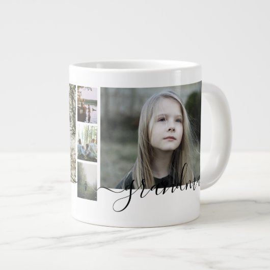 Machen Sie ein Personalisiertes Foto Jumbo-Tasse (Vorderseite Rechts)
