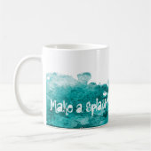 Machen Sie ein Spritzen kundengerecht Kaffeetasse (Links)