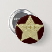 Machen Sie ein Stellvertreter des Polizeichefs Button (Vorne & Hinten)