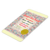 Machen Sie ein weltweites Freundschaftszeugnis Magnet (Linke Seite)