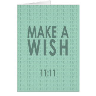 Machen Sie ein Wunsch-11:11