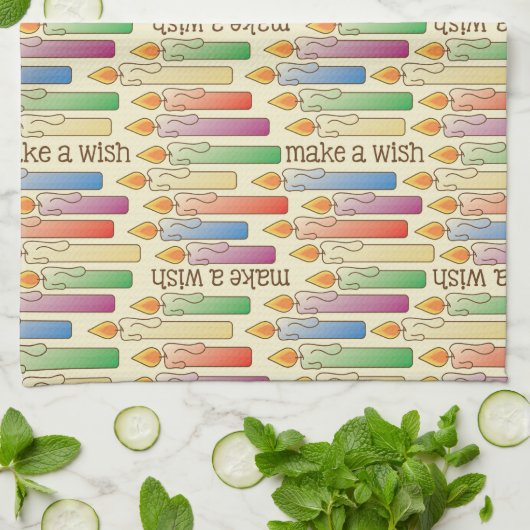 "Machen Sie ein Wunsch-" Handtuch (Gefaltet)