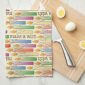 "Machen Sie ein Wunsch-" Handtuch (Viertel Falte)